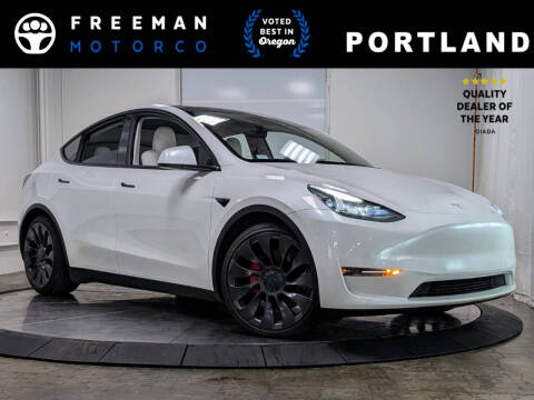 2021 Tesla Model Y for sale at Freeman Motor Company in Portland OR