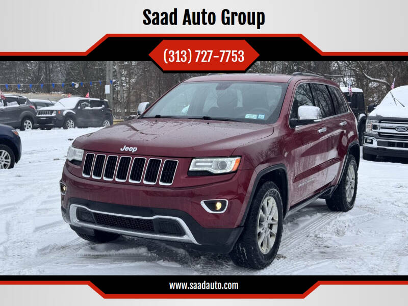 2015 Jeep Grand Cherokee for sale at Saad Auto Group in Dearborn Heights MI