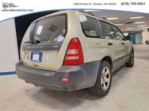 2003 Subaru Forester X