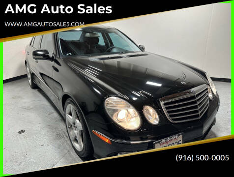 2009 Mercedes-Benz E-Class for sale at AMG Auto Sales in Rancho Cordova CA