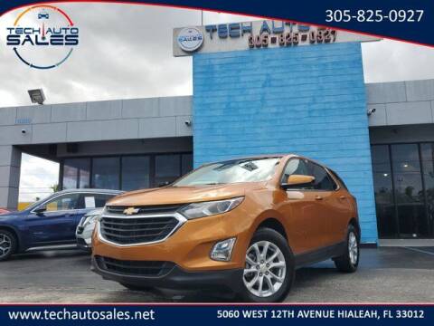 2018 Chevrolet Equinox for sale at Tech Auto Sales in Hialeah FL