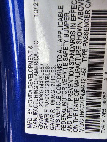 2021 Honda Accord Sport Special Edition