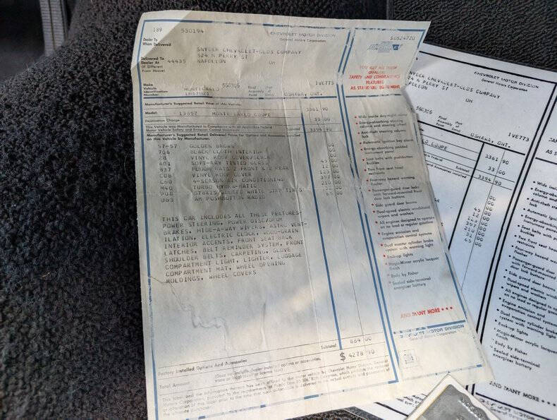 1972 Chevrolet Monte Carlo