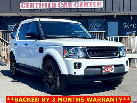 2016 Land Rover LR4 for sale at CERTIFIED CAR CENTER in Fairfax VA