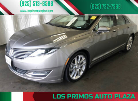 2016 Lincoln MKZ Hybrid for sale at Los Primos Auto Plaza in Brentwood CA