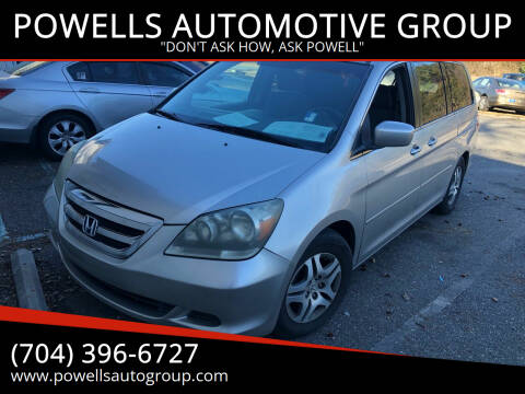 2007 Honda Odyssey for sale at POWELLS AUTOMOTIVE GROUP in Gastonia NC