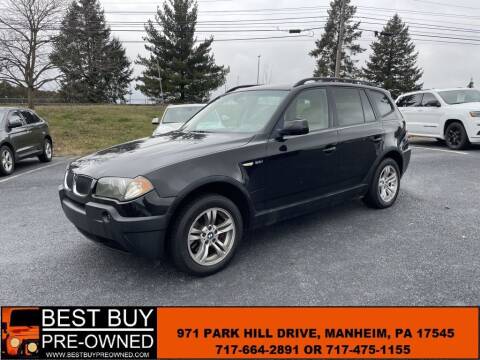 2004 BMW X3 for sale at Best Buy Pre-Owned in Manheim PA