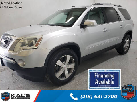 2011 GMC Acadia for sale at Kal's Kars - SUVS in Wadena MN