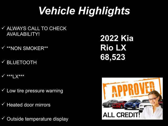 2022 Kia Rio LX