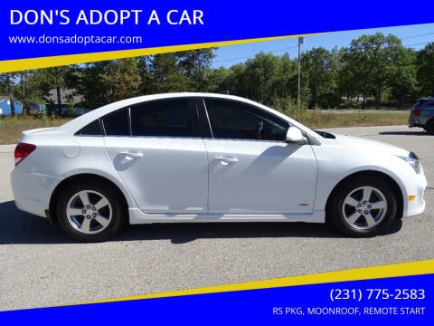 2016 Chevrolet Cruze Limited for sale at DON'S ADOPT A CAR in Cadillac MI