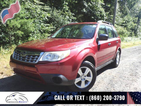 2011 Subaru Forester for sale at EAGLEVILLE MOTORS LLC in Storrs Mansfield CT