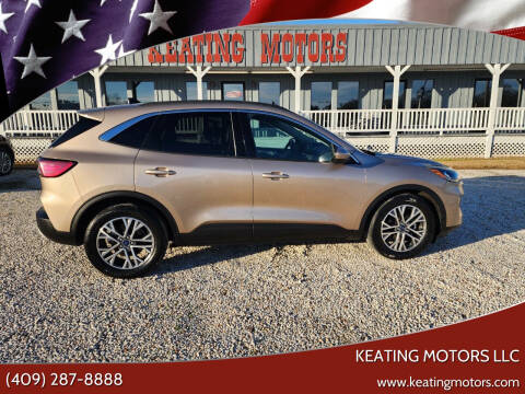 2020 Ford Escape for sale at KEATING MOTORS LLC in Sour Lake TX