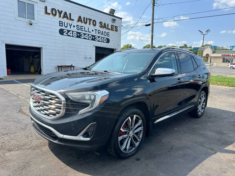 2018 GMC Terrain for sale at Loyal Auto Sales in Pontiac MI