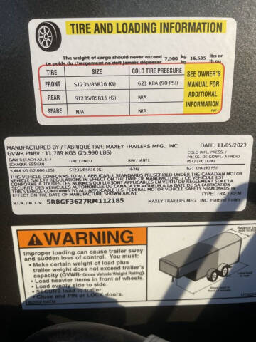 2024 MAXX-D 36'X102" Tandem Dual Hyd.