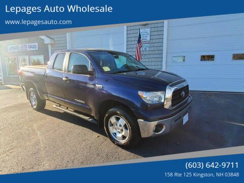 2008 Toyota Tundra for sale at Lepages Auto Wholesale in Kingston NH