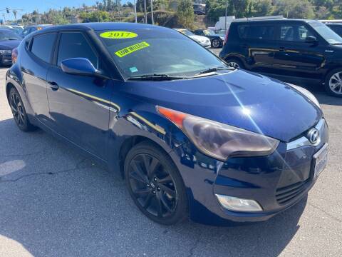 2017 Hyundai Veloster for sale at 1 NATION AUTO GROUP in Vista CA