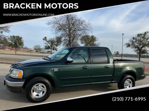 2002 Ford F-150 for sale at BRACKEN MOTORS in San Antonio TX