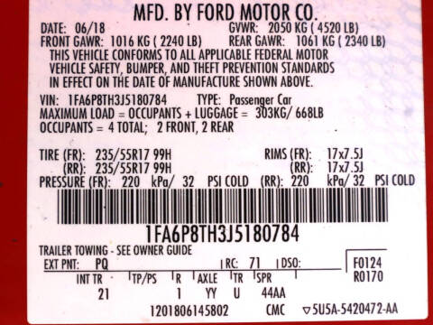 2018 Ford Mustang EcoBoost