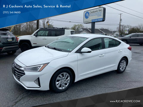 2019 Hyundai Elantra for sale at R J Cackovic Auto Sales, Service & Rental in Harrisburg PA