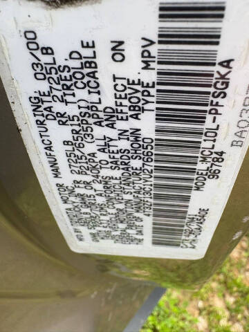 2000 Toyota Sienna LE