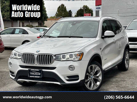 2016 BMW X3 for sale at Worldwide Auto Group in Auburn WA