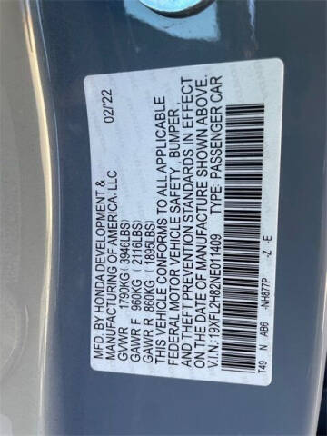 2022 Honda Civic for sale at Los Compadres Auto Sales in Riverside CA
