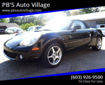 2004 Toyota MR2 Spyder for sale at PB'S Auto Village in Hampton Falls NH