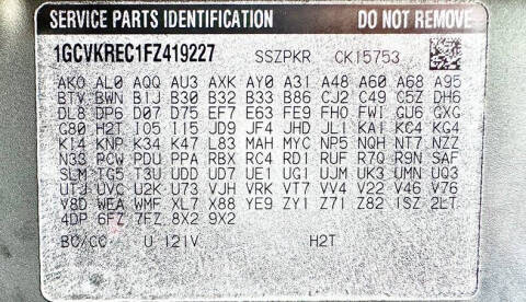 2015 Chevrolet Silverado 1500