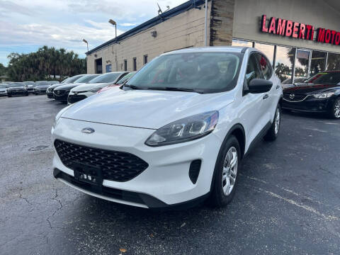 2021 Ford Escape for sale at Lamberti Auto Collection in Plantation FL