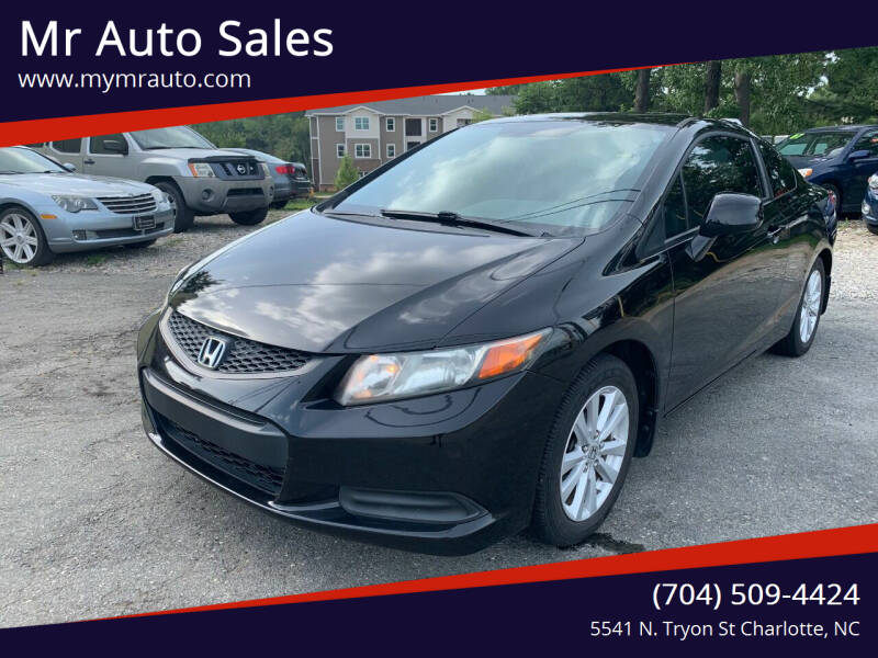 2012 Honda Civic for sale at Mr Auto Sales in Charlotte NC