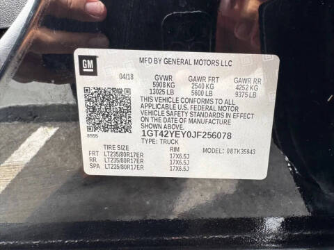 2018 GMC Sierra 3500HD