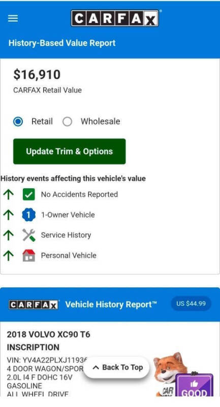 2018 Volvo XC90 T6 Inscription