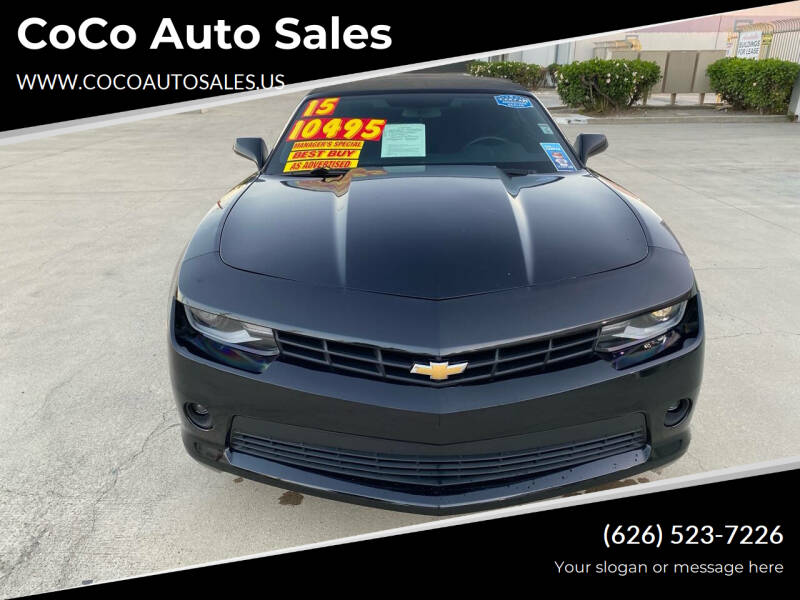 2015 Chevrolet Camaro for sale at CoCo Auto Sales in South El Monte CA