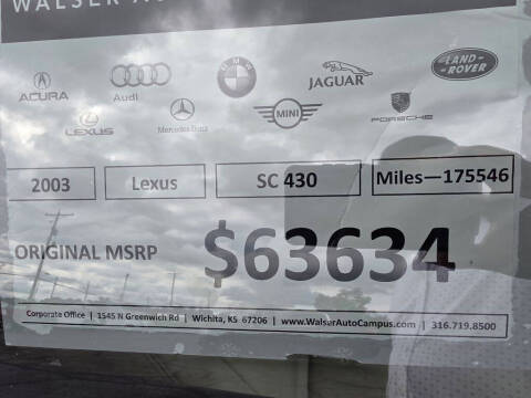 2003 Lexus SC 430