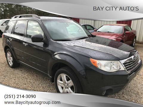 2009 Subaru Forester for sale at Bay City Auto's in Mobile AL