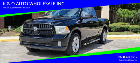 2014 RAM 1500 for sale at K & O AUTO WHOLESALE INC in Jacksonville FL