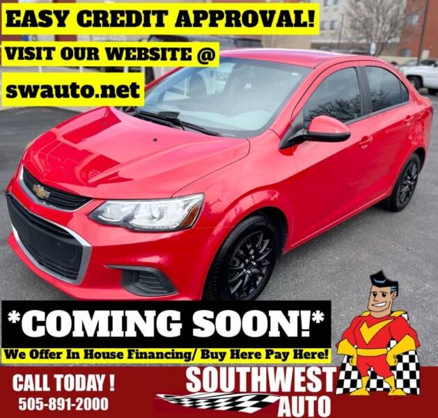 2017 Chevrolet Sonic for sale at SOUTHWEST AUTO in Albuquerque NM