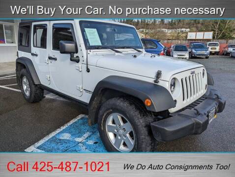 2014 Jeep Wrangler Unlimited for sale at Platinum Autos in Woodinville WA