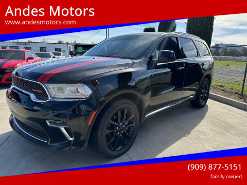 2022 Dodge Durango for sale at Andes Motors in Bloomington CA