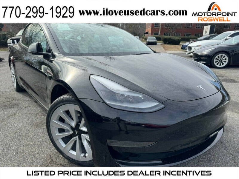 2021 Tesla Model 3 for sale at Motorpoint Roswell in Roswell GA