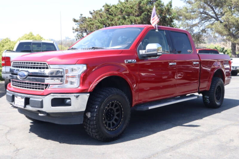 Used 2020 Ford F-150 Lariat with VIN 1FTFW1E48LFA40001 for sale in San Diego, CA