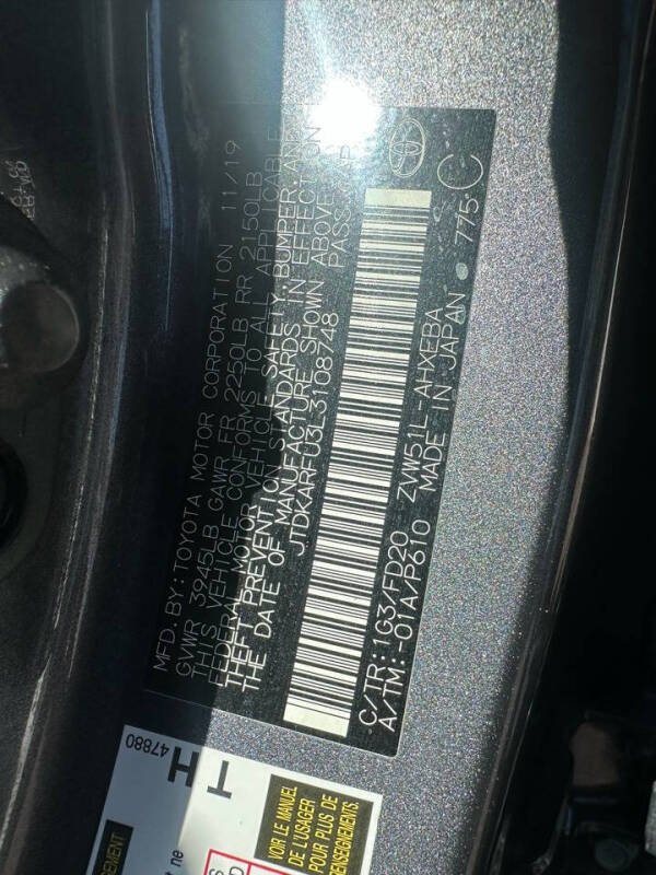 2020 Toyota Prius Limited