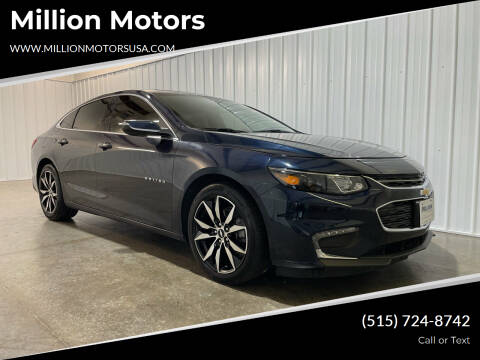2017 Chevrolet Malibu for sale at Million Motors in Adel IA