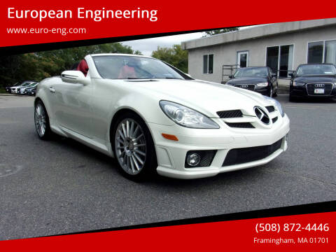 2011 Mercedes-Benz SLK for sale at European Engineering in Framingham MA