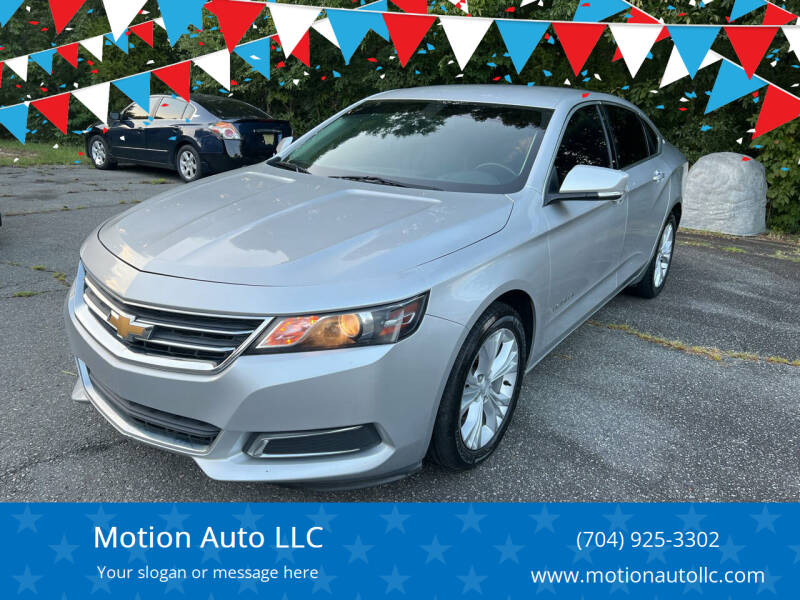 2014 Chevrolet Impala for sale at Motion Auto LLC in Kannapolis NC