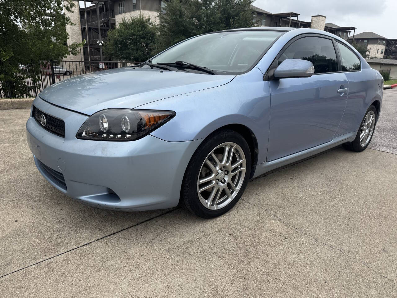 Blue 2008 Scion tC Coupe Front-Wheel Drive 4-Speed Automatic