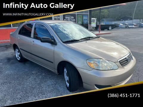 2007 Toyota Corolla for sale at Infinity Auto Gallery in Daytona Beach FL