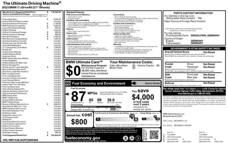 2023 BMW i7 xDrive60