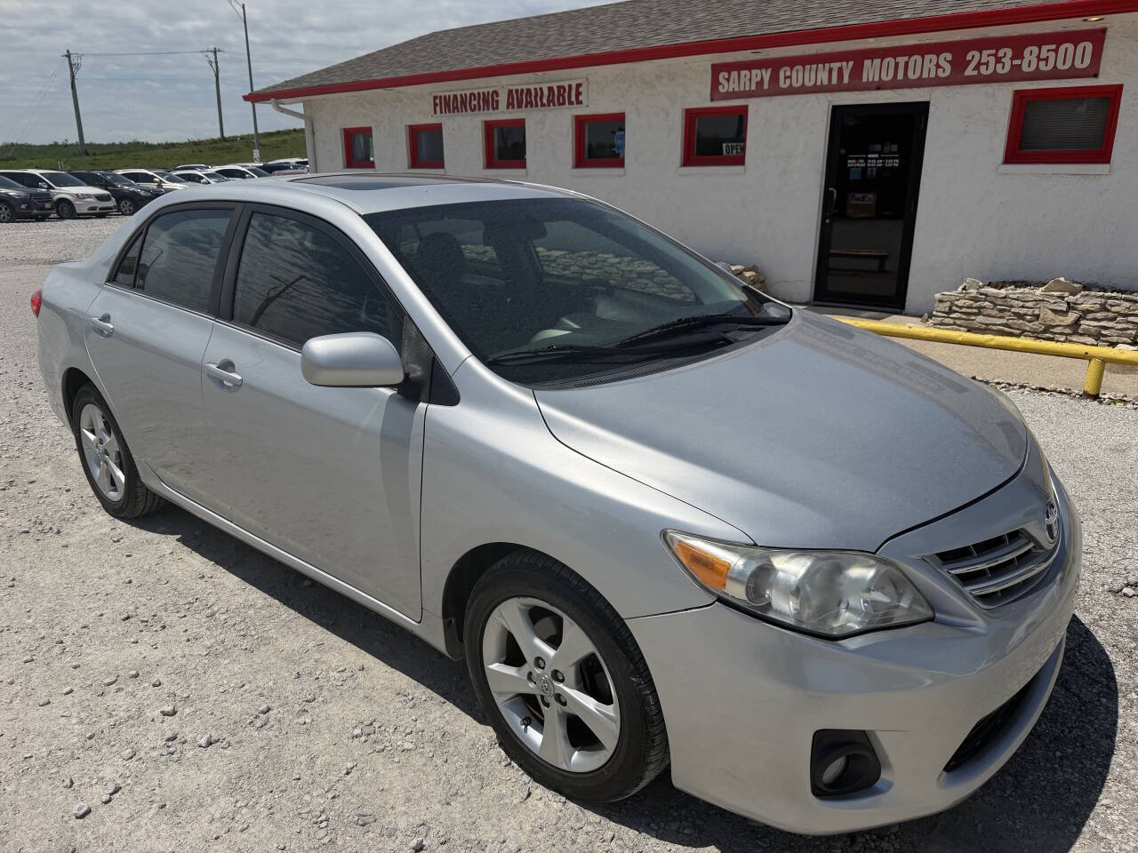 Silver 2013 Toyota Corolla LE LE 4dr Sedan 4A 1