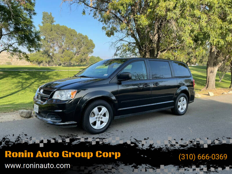 2013 Dodge Grand Caravan for sale at Ronin Auto Group Corp in Sun Valley CA